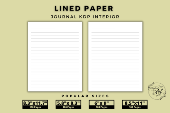 Creating Market-Ready Notebooks with a Journal Interior for KDP with Lined Paper