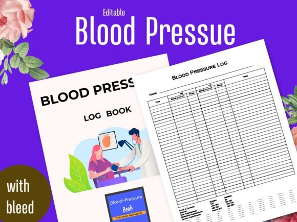 Editable Blood Pressure Planner KDP