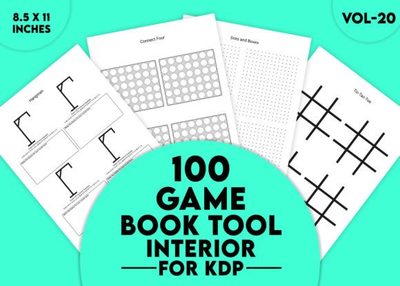 Game Book Tool Interior for KDP Vol-20: A Practical Collection of Classic Games for Any Setting