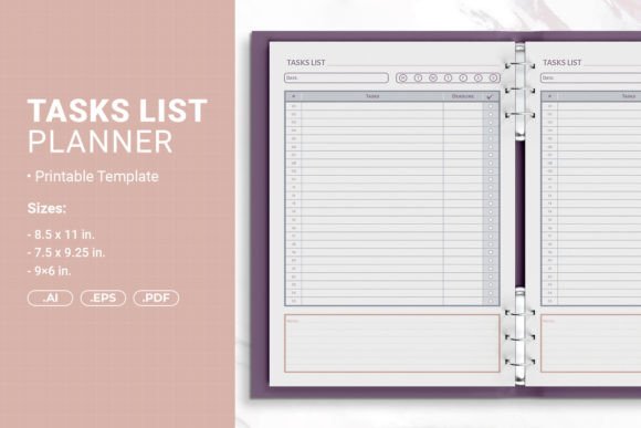 How the Tasks List Planner Template Works for You