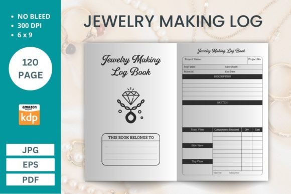 Jewelry Making Logbook KDP Interior