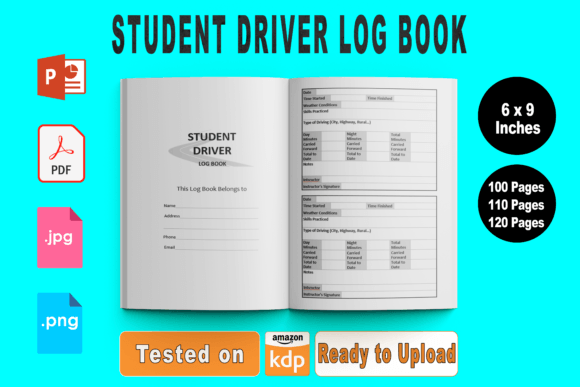 Student Driver Log Book – KDP Interior: What to Check Before You Publish