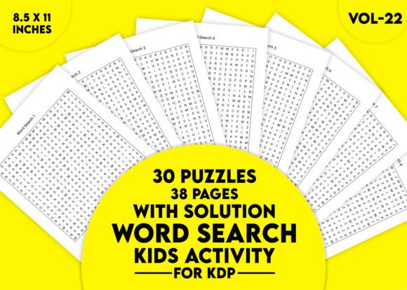 Word Search Kids Activity for KDP Vol-22: A Practical Resource for Real Life